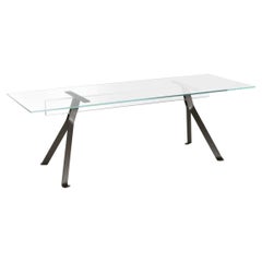 Glas Italia Mari Cristal Rectangular Table 250×90 cm (98.4×35.4 in) Transparent