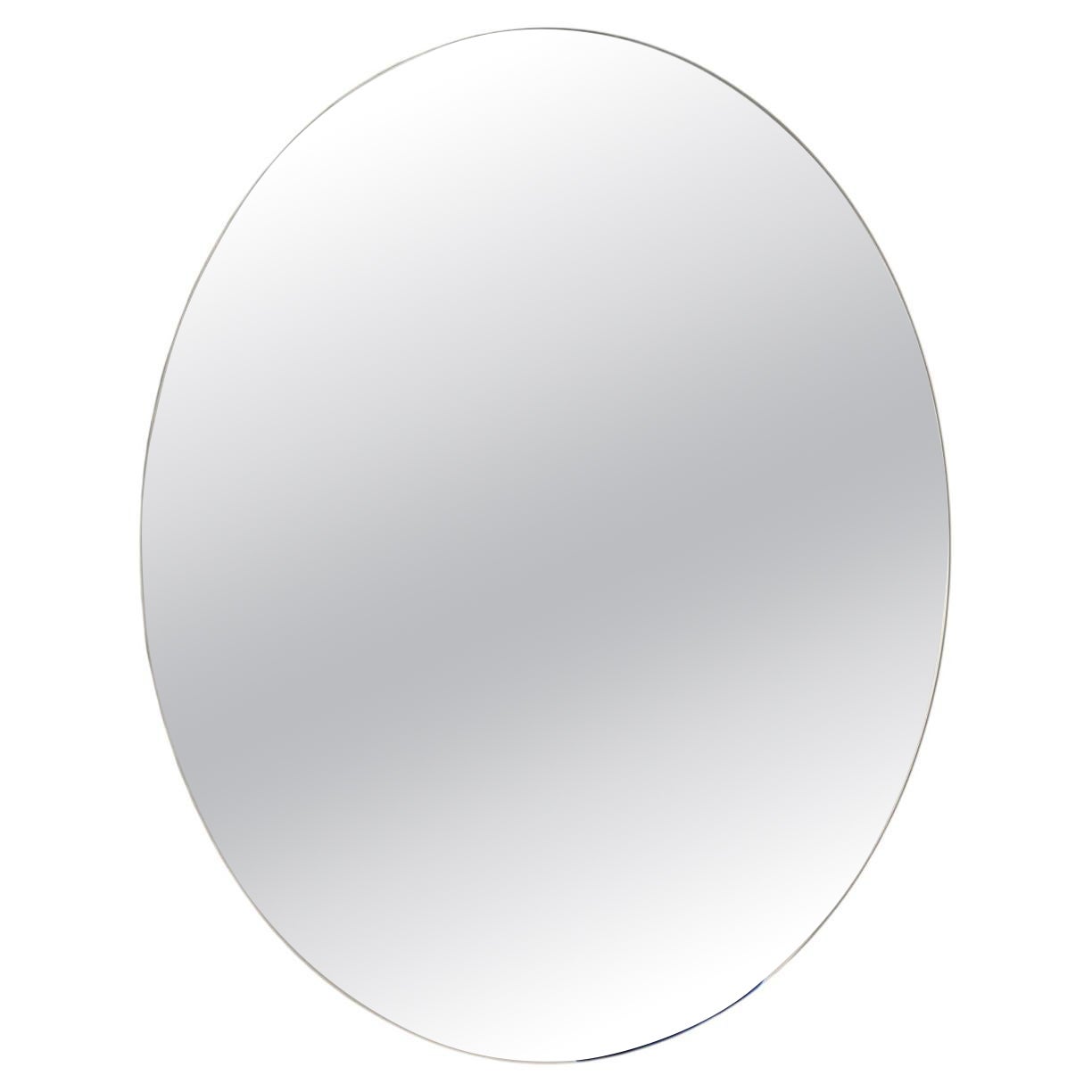 Glas Italia Menteur Round Mirror Ø 80 cm (31.5 in) by Philippe Starck - Concave