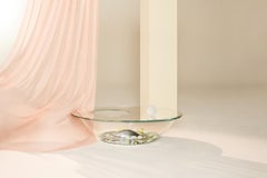 Mesa baja Glas Italia Nacre - Tapa con agujero - Yabu Pushelberg