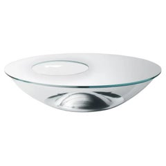 Niedriger Tisch „NACRE“ aus Glasglas von Glas Italia mit Loch von Yabu Pushelberg