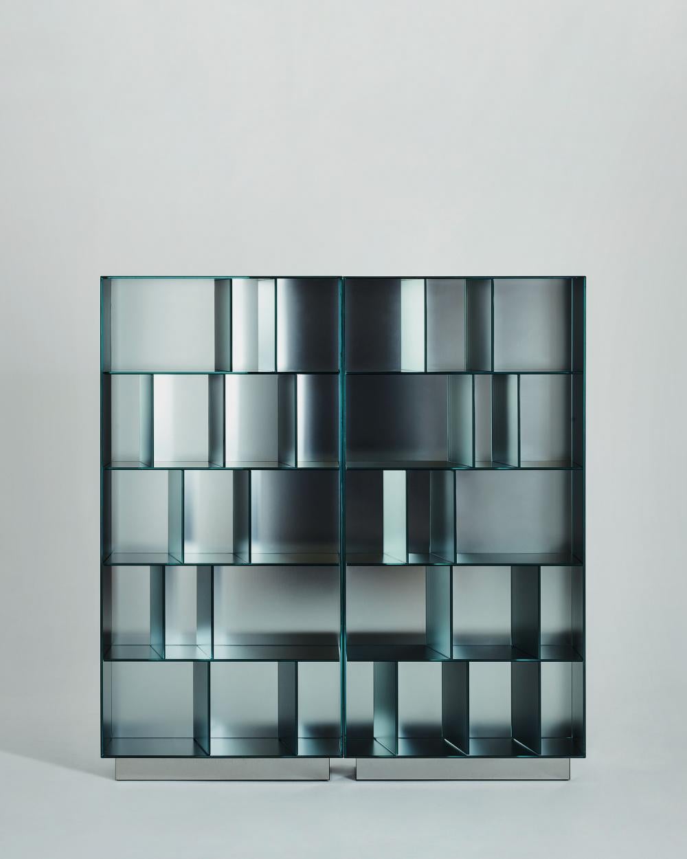 Estantería vertical Glas Italia OBLIQUO de Piero Lissoni Italiano en venta