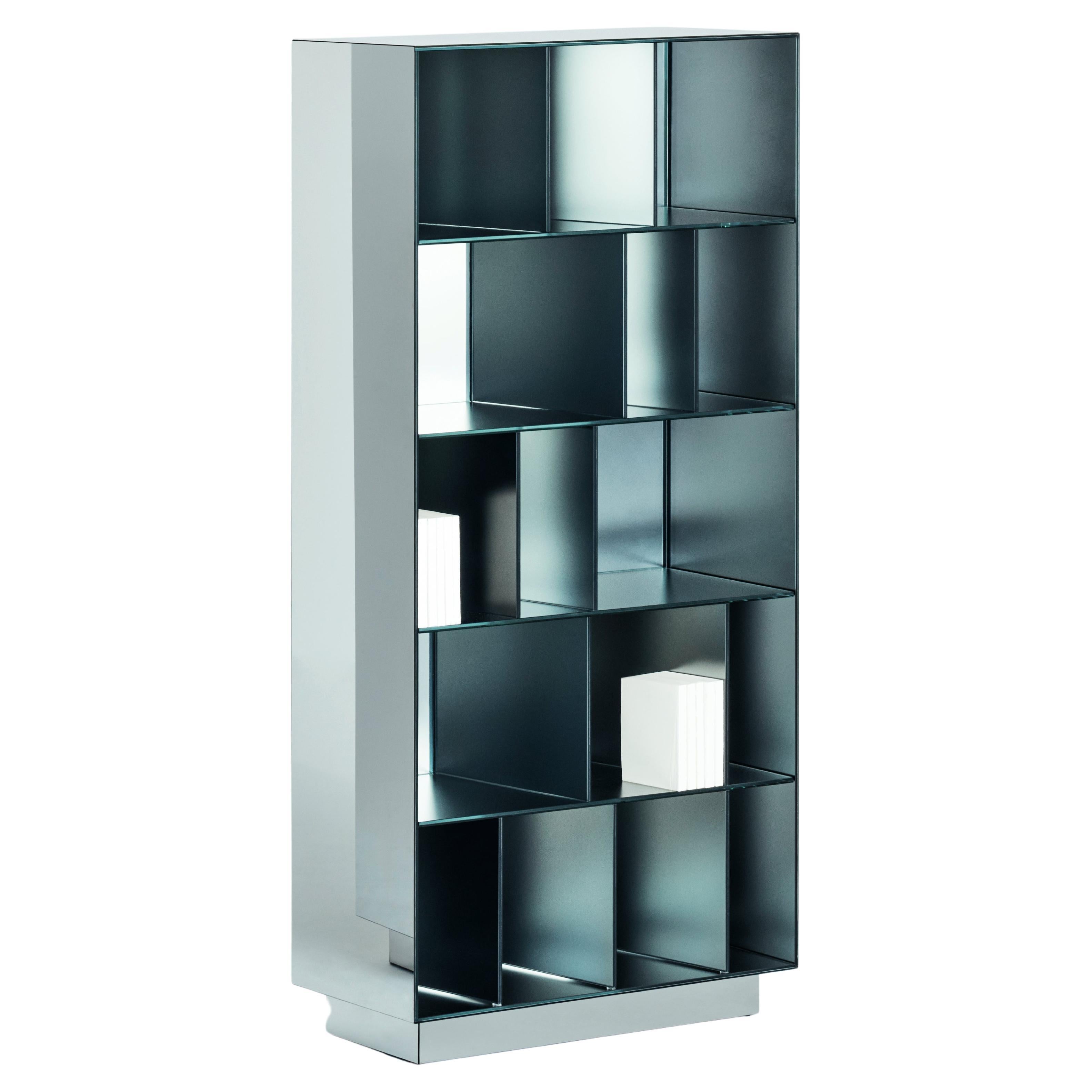Glas Italia Étagères verticales OBLIQUO de Piero Lissoni