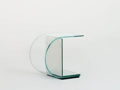 Mesa baja Glas Italia Ollie de cristal by Yabu Pushelberg