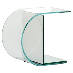 Mesa baja Glas Italia Ollie de cristal by Yabu Pushelberg
