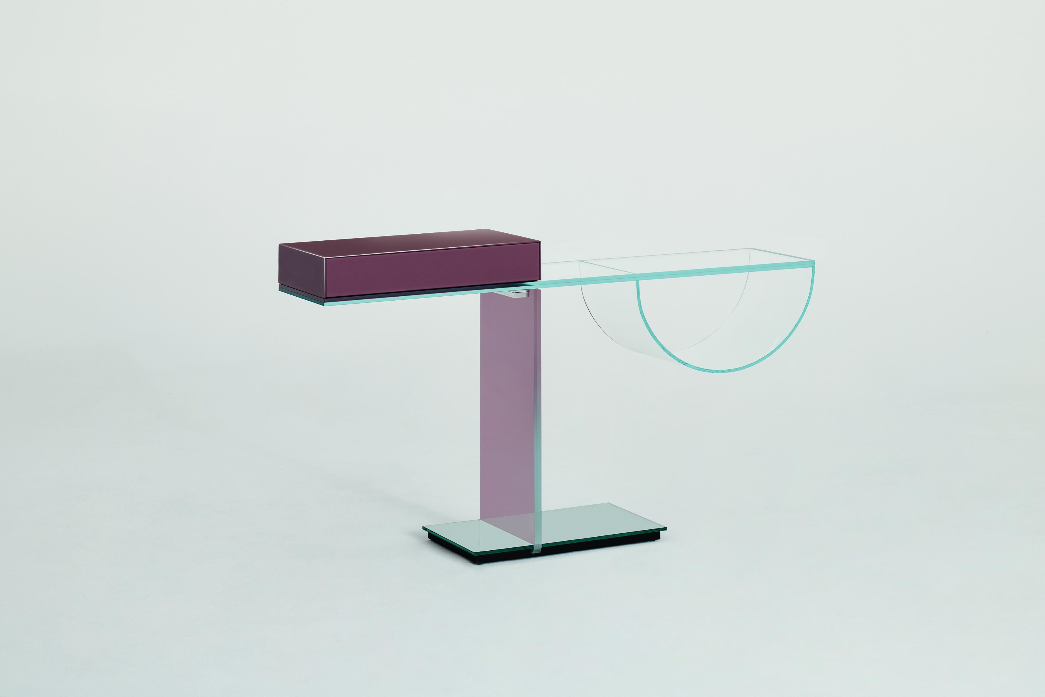 Contemporary Glas Italia OLLIE Console by Yabu Pushelberg For Sale