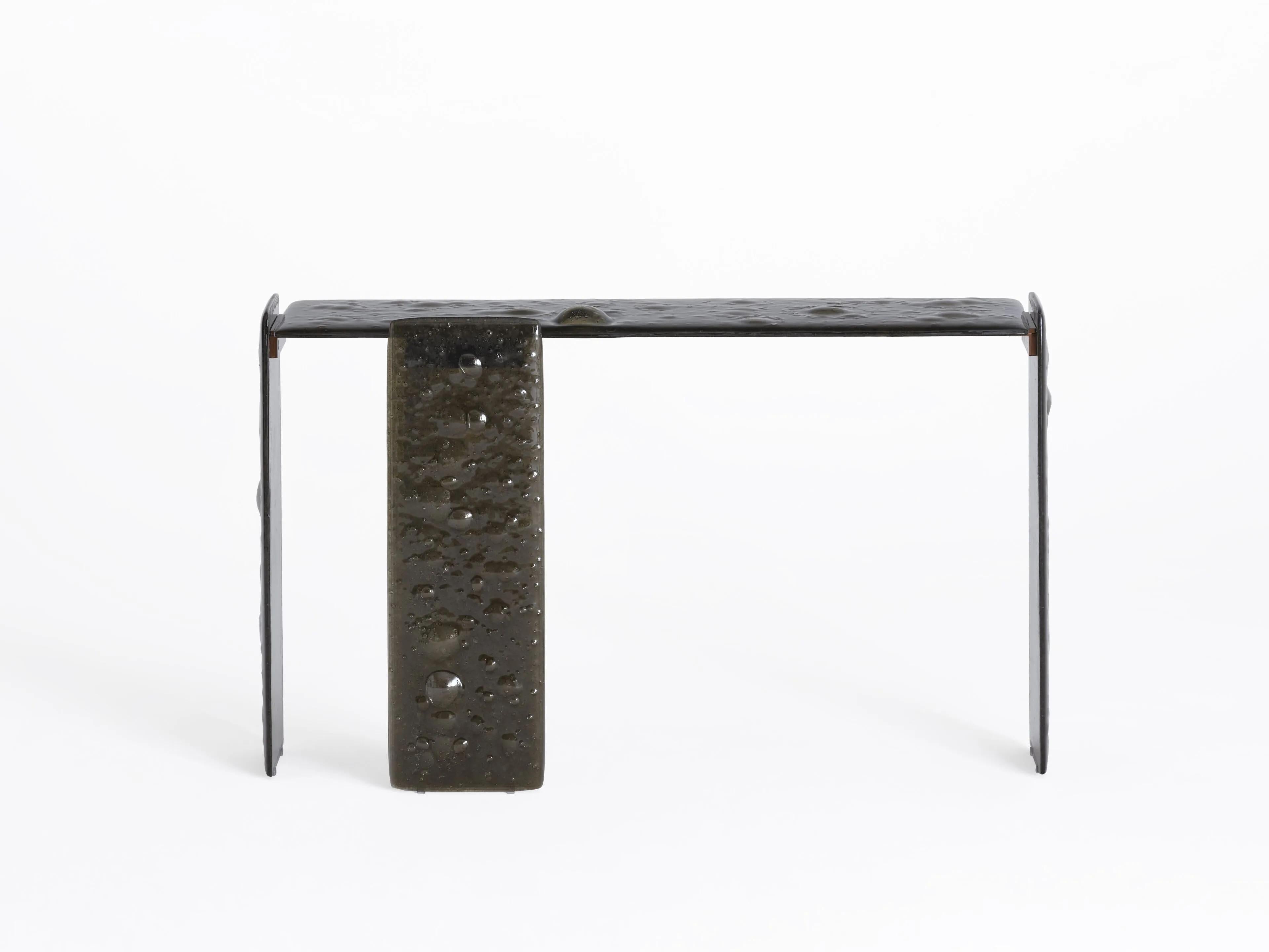 Glass Glas Italia OPALIA Console by Patricia Urquiola For Sale