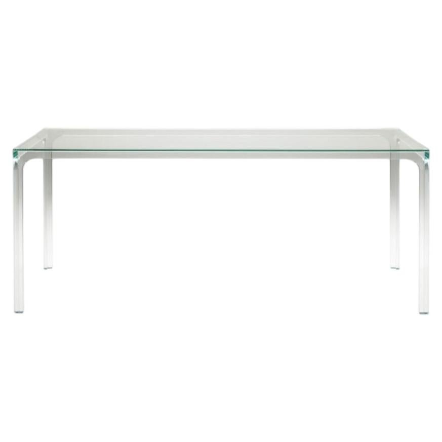 Glas Italia Oscar Square Table 140×140 cm (55.1×55.1 in) Glass - Piero Lissoni