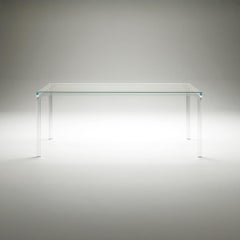 Glas Italia Oscar Square Table 190×190 cm (74.8x74.8 in) Glass - Piero Lissoni