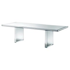Glas Italia Prism Mirror Table Rectangulaire en verre par Tokujin Yoshioka