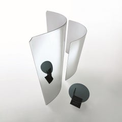 Glas Italia Prism Partition Screen - Curved Mirror Glass - Tokujin Yoshioka