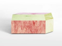 Glas Italia Remis Low Table with Storage in Glass by Patricia Urquiola