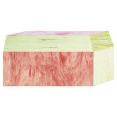 Glas Italia Remis Low Table with Storage in Glass by Patricia Urquiola