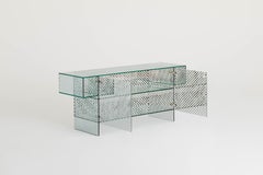 Glas Italia Robotin Sideboard in Mirrored Glass by Patricia Urquiola - Push-Pull