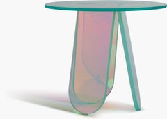 Glas Italia Shimmer Round Coffee Table Ø52cm (20.5in) in Glass Patricia Urquiola