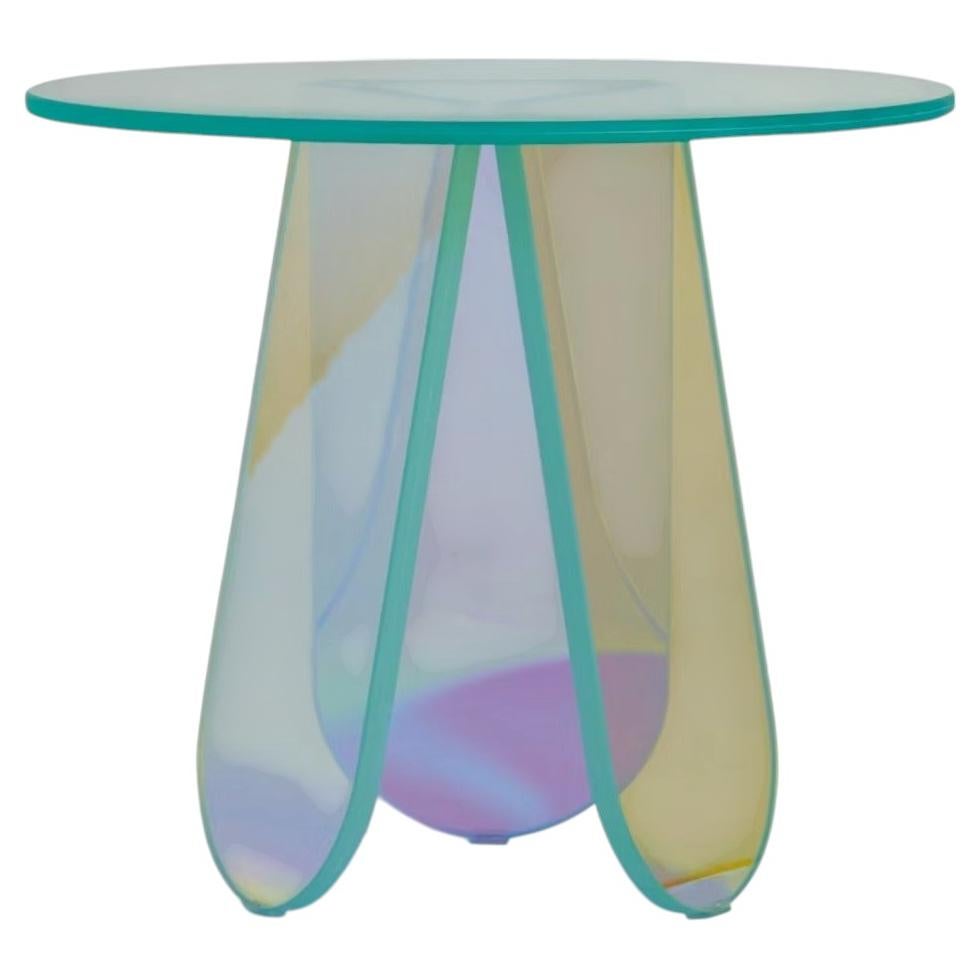 Glas Italia Shimmer Round Coffee Table Ø52cm (20.5in) in Glass Patricia Urquiola