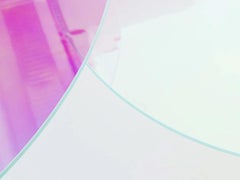 Glas Italia Shimmer Round Table Ø120cm (47.2 in) in Glass - Patricia Urquiola