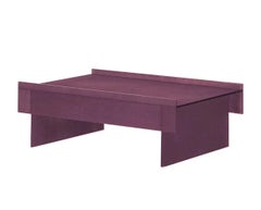 Glas Italia Simoon Coffee Table in Glass by Patricia Urquiola - Amethyst