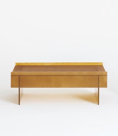 Glas Italia Simoon Coffee Table in Glass by Patricia Urquiola - Dark Topaz