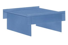 Glas Italia Simoon Coffee Table in Glass by Patricia Urquiola - Light Blue