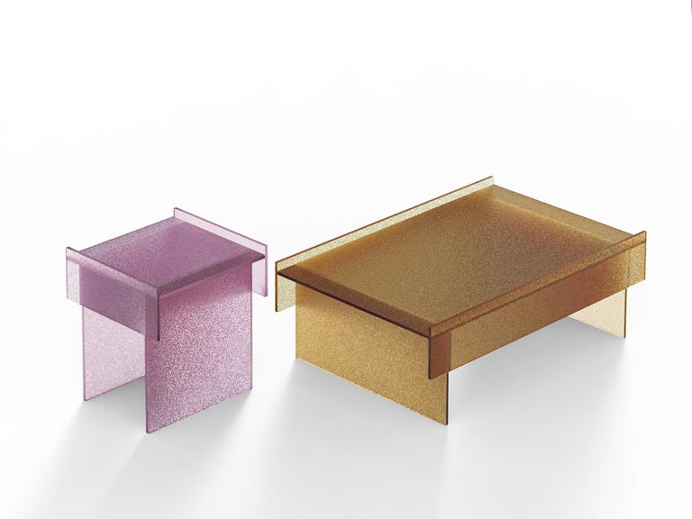 Contemporary SIMOON Coffee Tables by Patricia Urquiola for Glas Italia For Sale