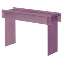 Glas Italia Simoon Rectangular Console in Glass by Patricia Urquiola - Amethyst