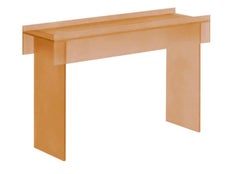 Glas Italia Simoon Rectangular Console in Glass by Patricia Urquiola - Topaz