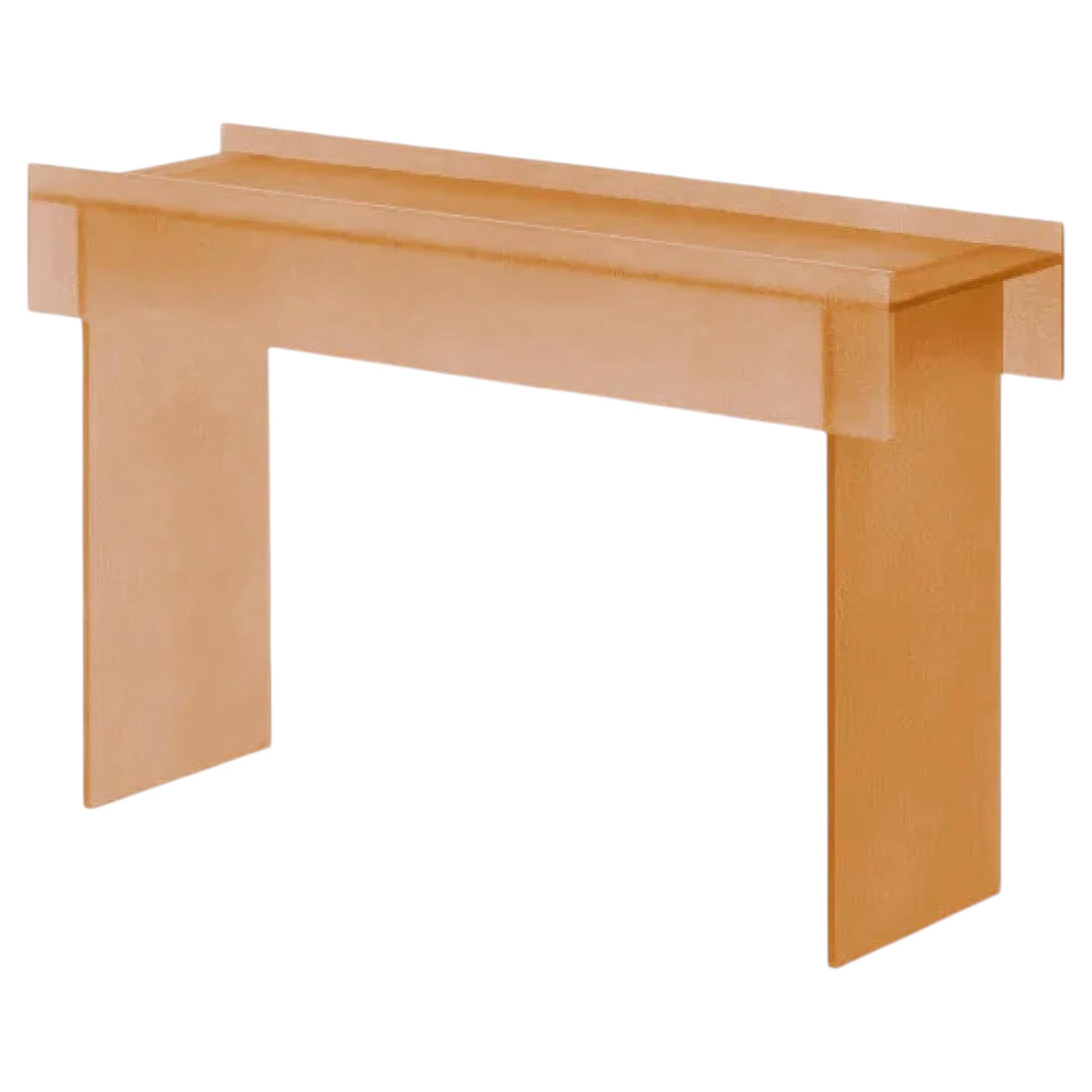 Glas Italia Console rectangulaire Simoon en verre par Patricia Urquiola - Topaz en vente