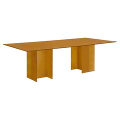 Glas Italia Simoon Rectangular Table in Glass by Patricia Urquiola - Topaz