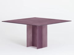 Glas Italia Simoon Square Table 160 cm (63 in) by Patricia Urquiola – Amethyst