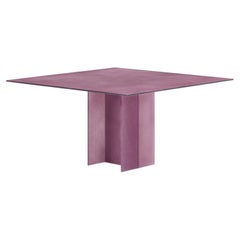 Glas Italia Simoon Square Table 160 cm (63 in) by Patricia Urquiola – Amethyst