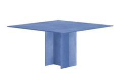 Glas Italia Simoon Square Table 160 cm (63 in) by Patricia Urquiola Light Blue