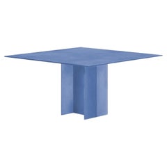 Glas Italia Simoon Square Table 160 cm (63 in) by Patricia Urquiola Light Blue