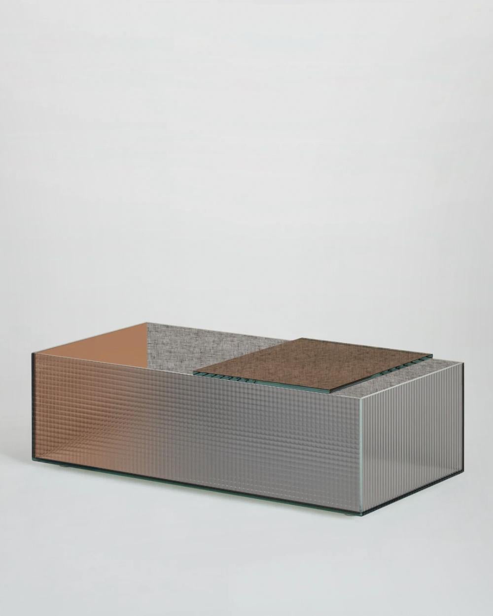 Glas Italia SPECTRUM Rectangular Low table by Piero Lissoni In New Condition For Sale In Brooklyn, NY