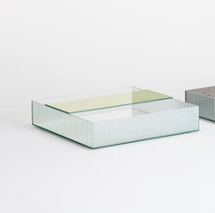 Glas Italia Spectrum Square Coffee Table in Glass by Piero Lissoni
