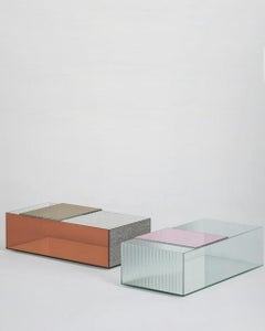 Glas Italia SPECTRUM Square Low table by Piero Lissoni