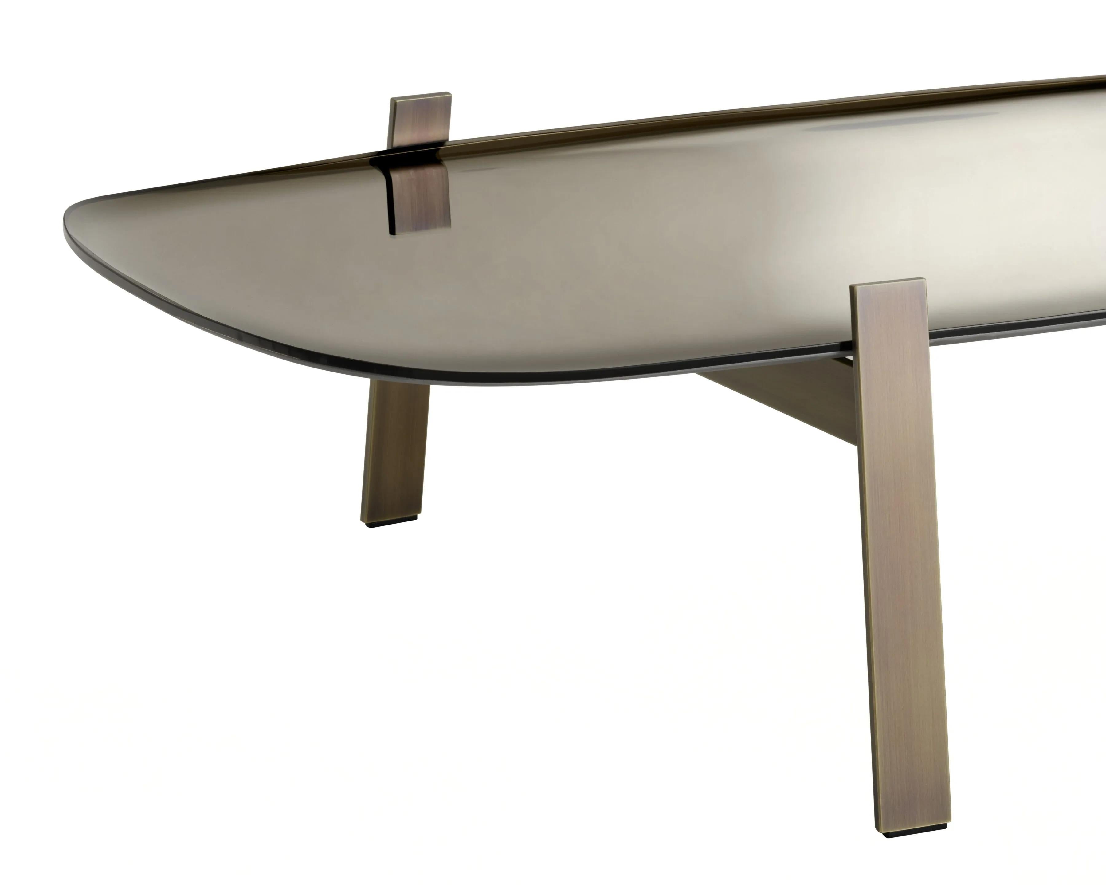 Italian Glas Italia THE 5 O'CLOCK LIE Low table by Philippe Starck For Sale