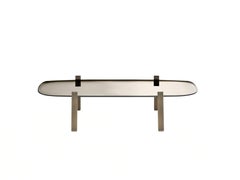 Glas Italia The 5 O'Clock Lie Low Table in Bronze Glass by Philippe Starck