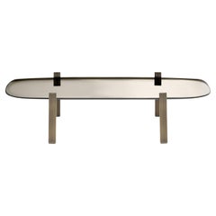 Glas Italia The 5 O'Clock Lie Low Table in Bronze Glass by Philippe Starck