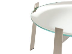 Glas Italia THE 5 O'CLOCK LIE Round Low table by Philippe Starck