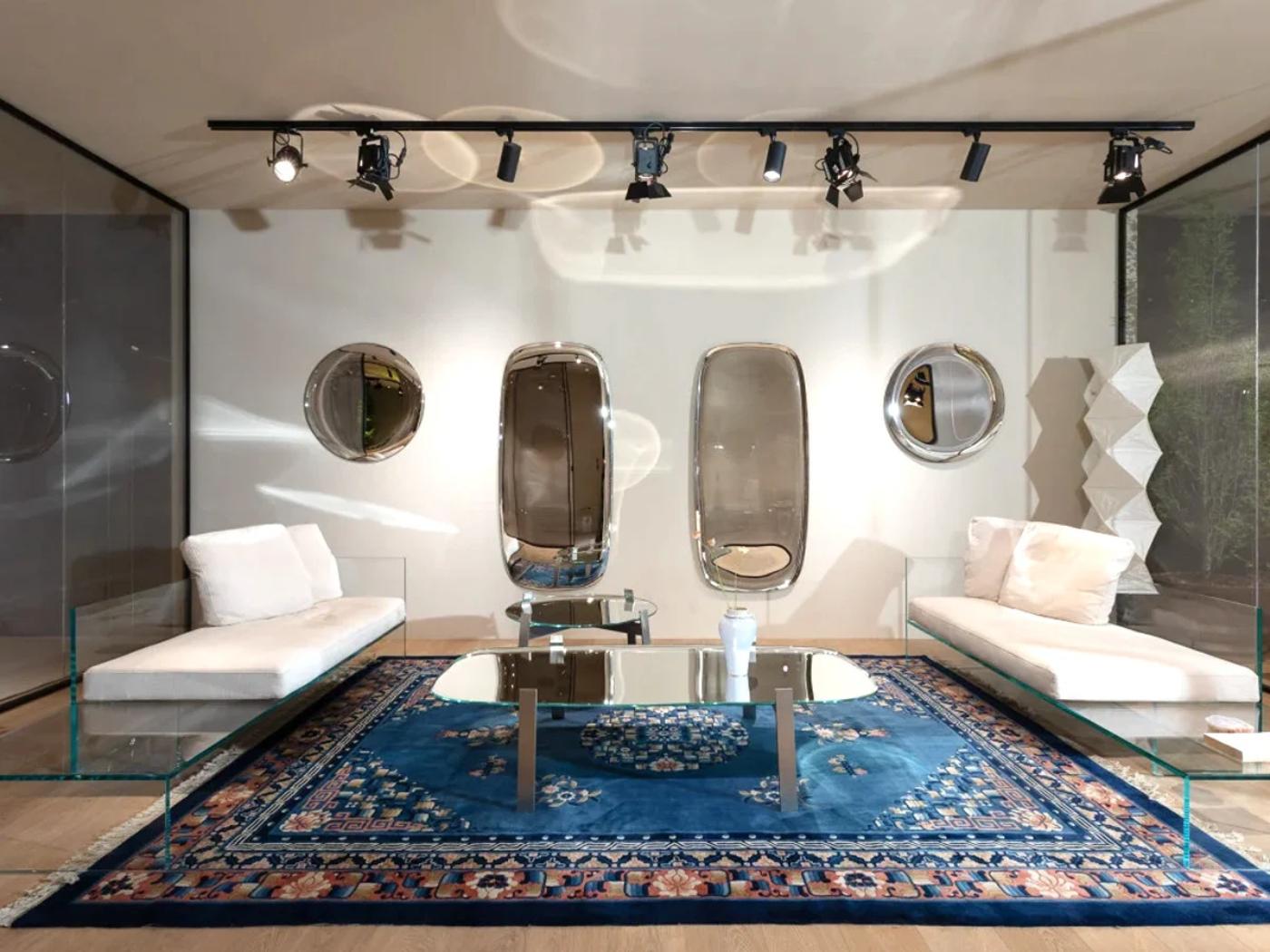 Modern Glas Italia THE 5 O'CLOCK LIE Round Low table by Philippe Starck For Sale