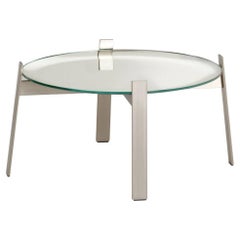 Glas Italia THE 5 O'CLOCK LIE Round Low table by Philippe Starck