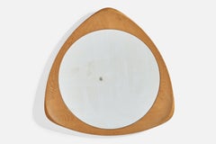 Glas & Trä, Wall Mirror, Oak, Sweden, 1960s