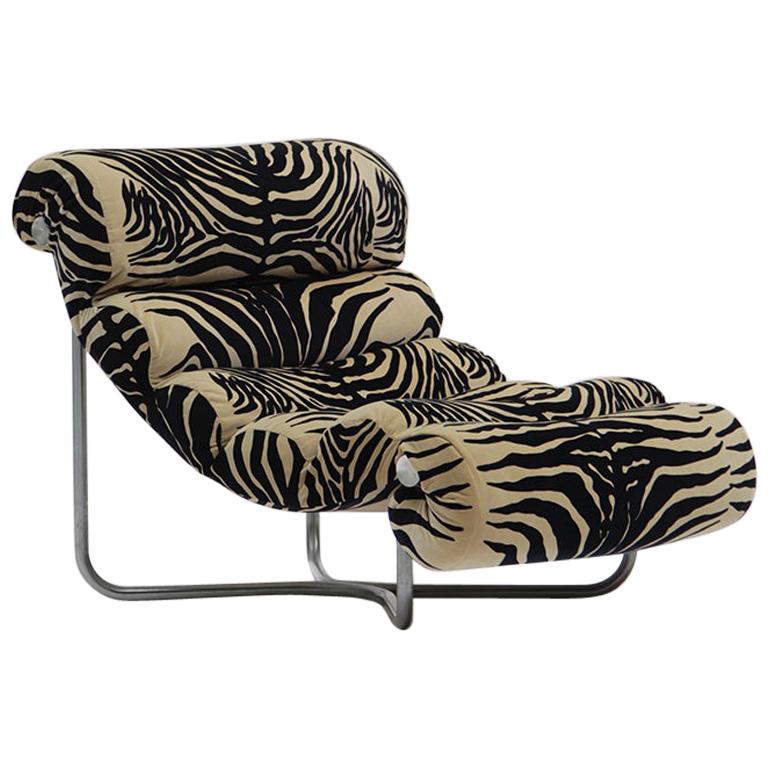 Glasgow Chair by George Van Rijck in Zebra Pattern
