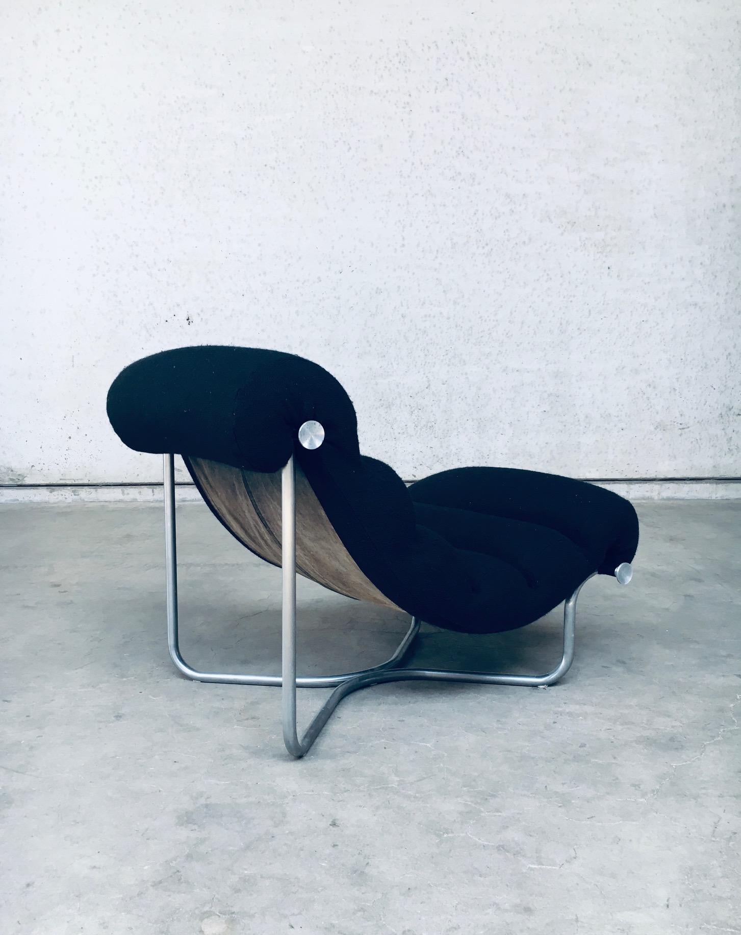 GLASGOW Lounge Chair & Ottoman by Georges Van Rijck for Beaufort, Belgium 1960's 3