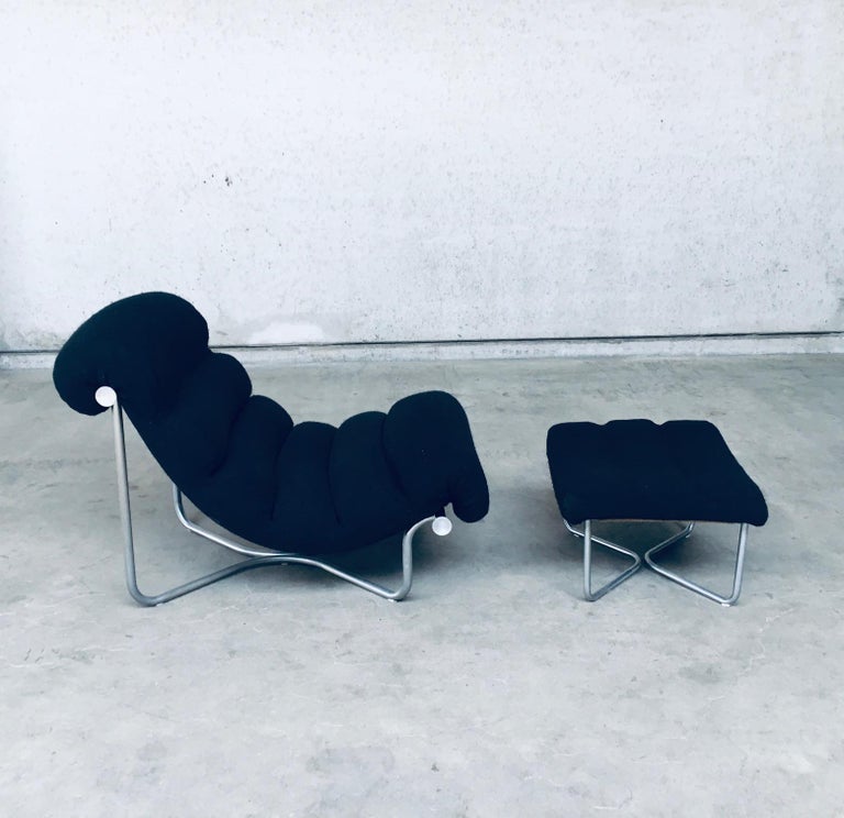 GLASGOW Lounge Chair and Ottoman by Georges Van Rijck for Beaufort, Belgium  1960's at 1stDibs
