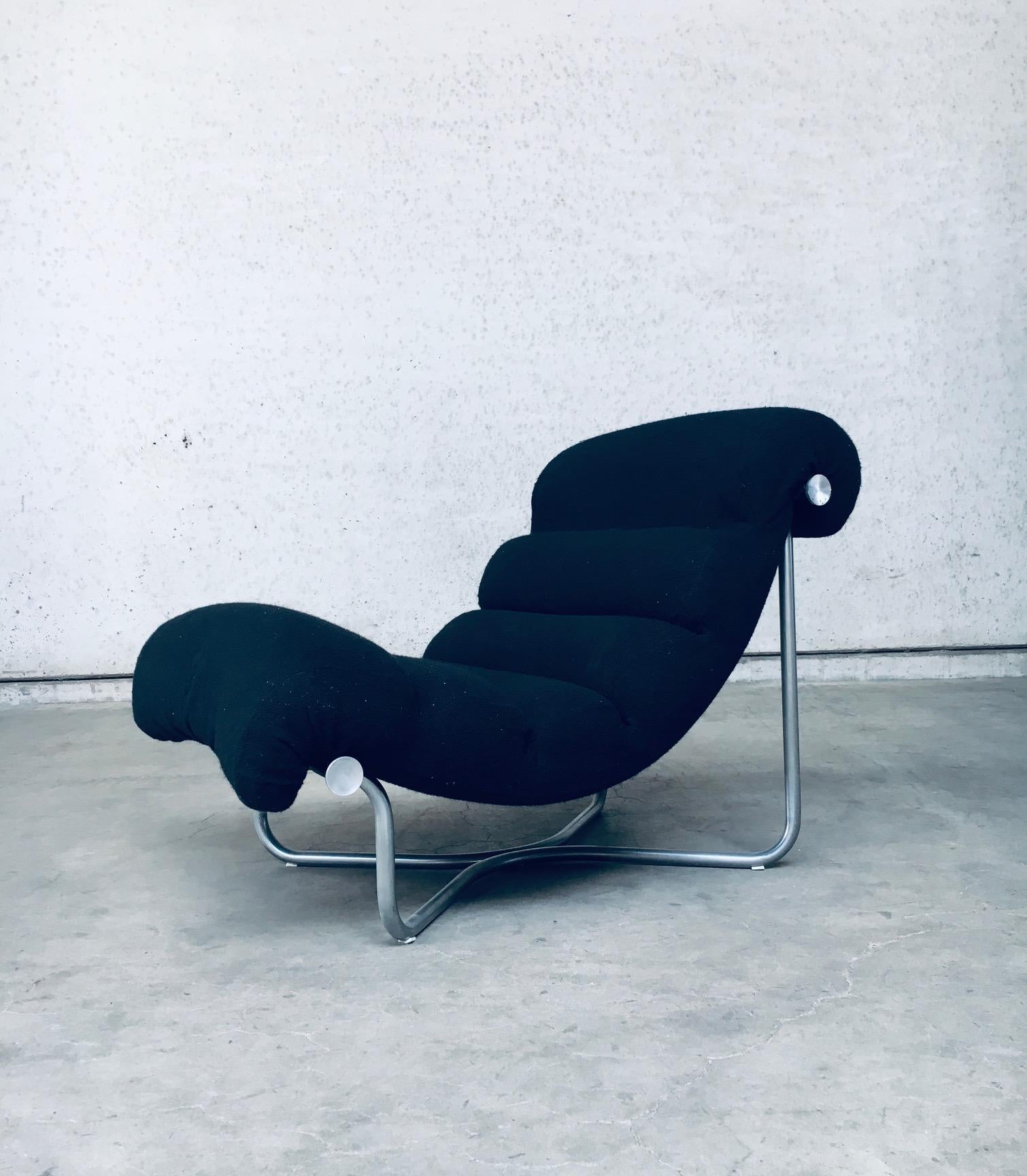 Mid-20th Century GLASGOW Lounge Chair & Ottoman by Georges Van Rijck for Beaufort, Belgium 1960's