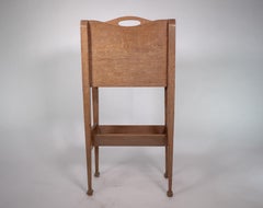 Glasgow School. George Walton style of. Arts & Crafts oak magazine & book rack.