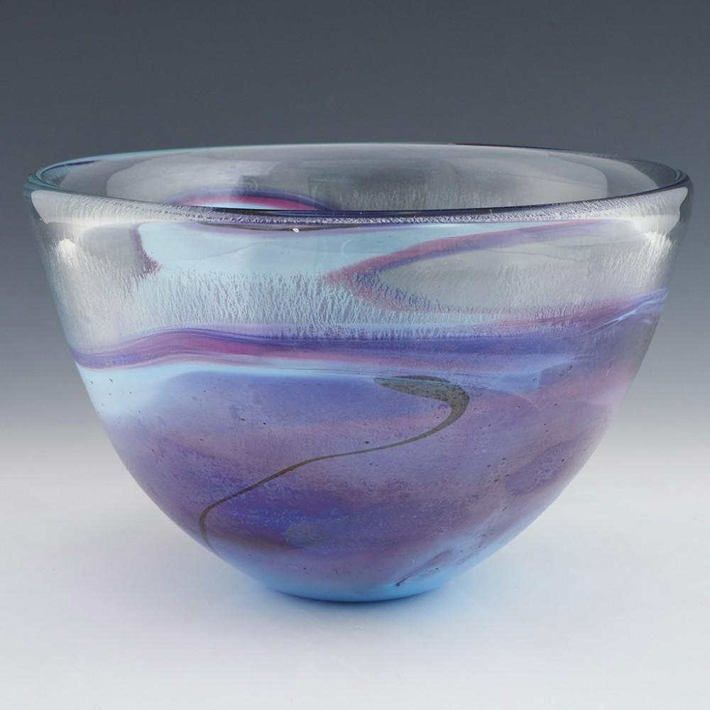 German Glashaus Edelmann Large Bowl, Late 20th century For Sale