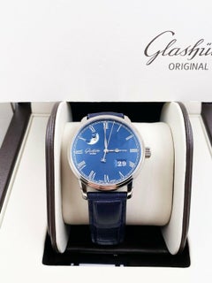Glashutte 100-04-05-12-30 Senator Panorama Moonphase Edelstahl-Box-Papier von Senator Panorama