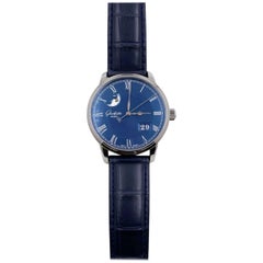 Glashutte 100-04-05-12-30 Senator Panorama Moonphase Stainless Steel Box Paper